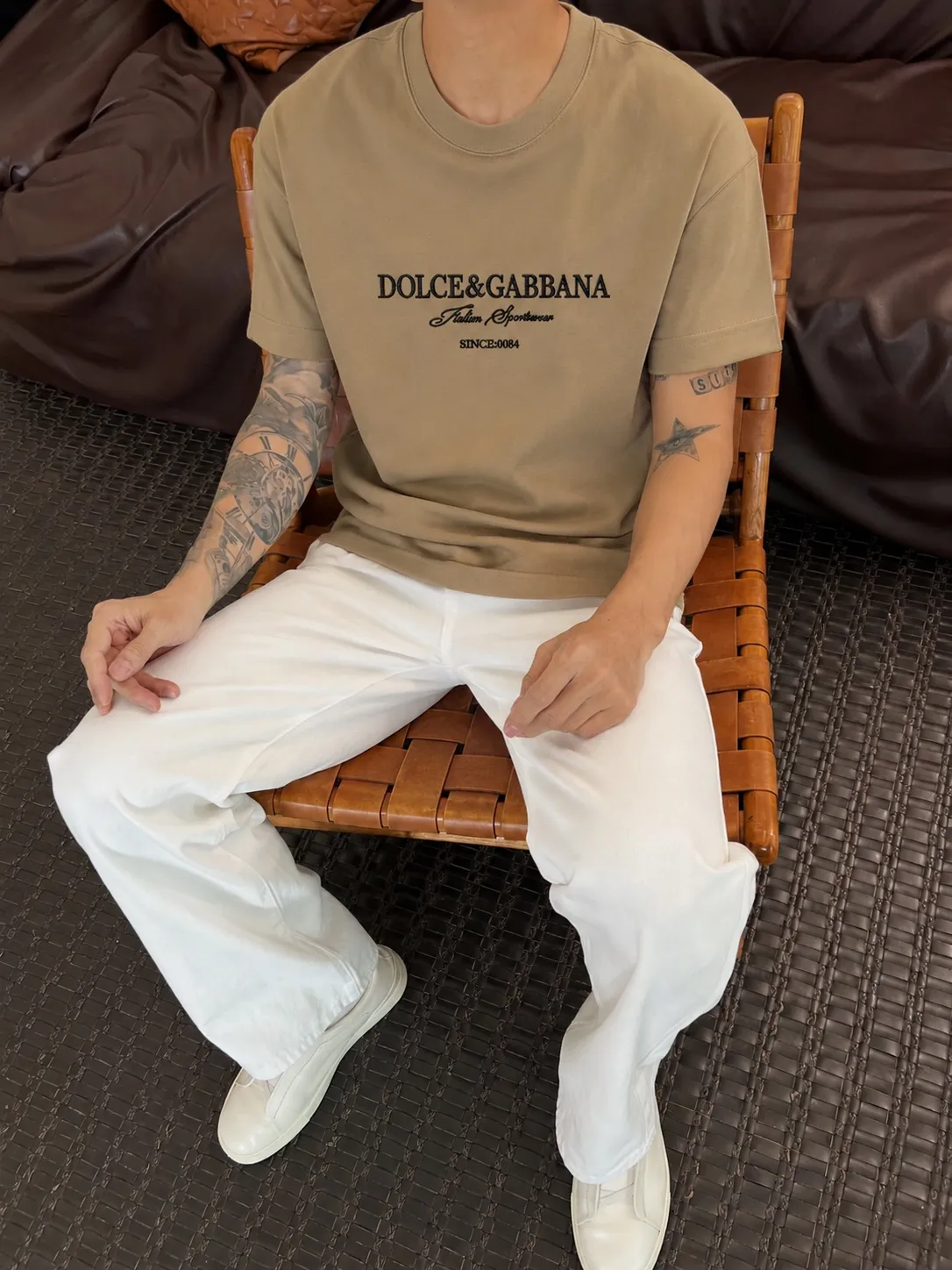 DG～ logo ， Same Style 《 》 ， ， tee， ， Same Style ， : Black White Coffee Brown Size：S（90-130 ） M（125-150 ） L（135-165 ） XL（160-190 ） XXL（185 ）